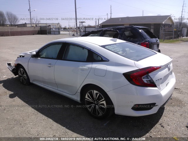 19XFC1F72HE005571 - 2017 HONDA CIVIC EXL თეთრი ფოტო 3