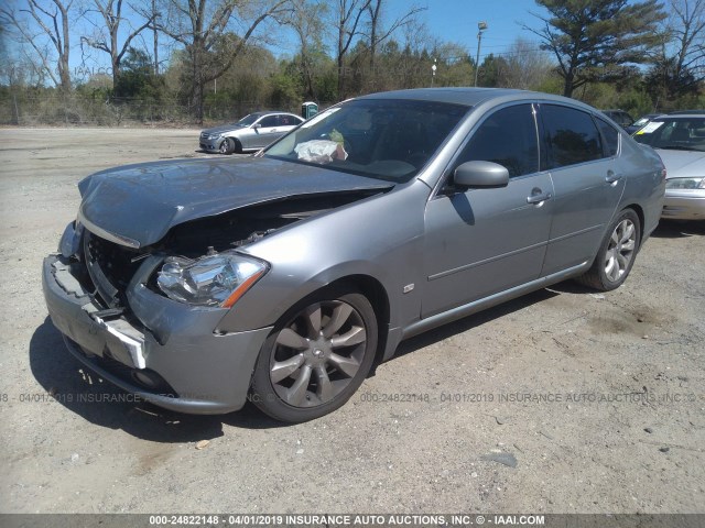 JNKAY01E37M306182 - 2007 INFINITI M35 SPORT GRAY photo 2