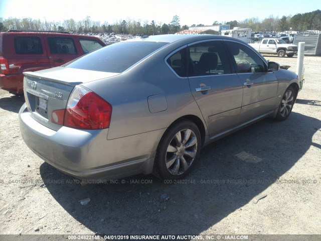 JNKAY01E37M306182 - 2007 INFINITI M35 SPORT GRAY photo 4