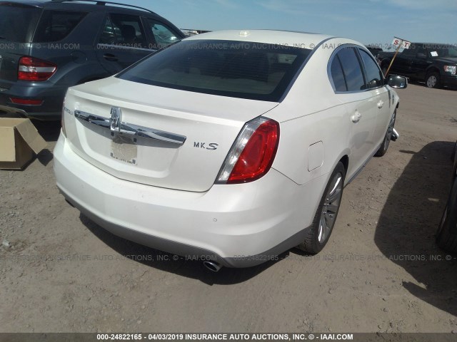 1LNHM93R59G615407 - 2009 LINCOLN MKS WHITE photo 4