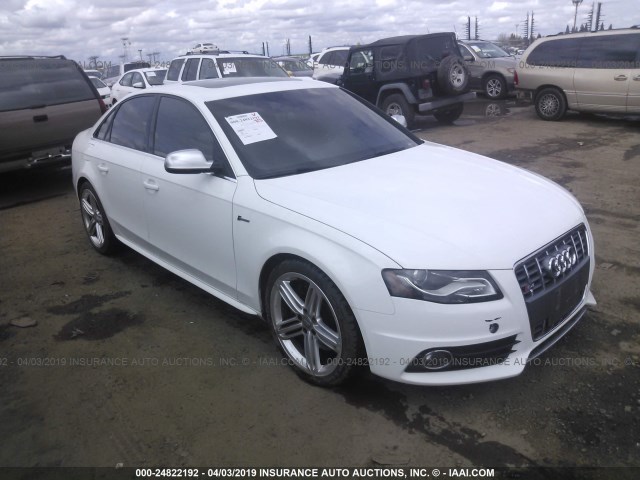 WAUBGAFL6BA022963 - 2011 AUDI S4 PREMIUM PLUS WHITE photo 1