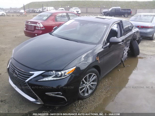 JTHBW1GG3G2110568 - 2016 LEXUS ES 300H BLACK photo 2