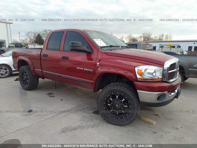 1D7KS28C96J172162 - 2006 DODGE RAM 2500 ST/SLT MAROON photo 1