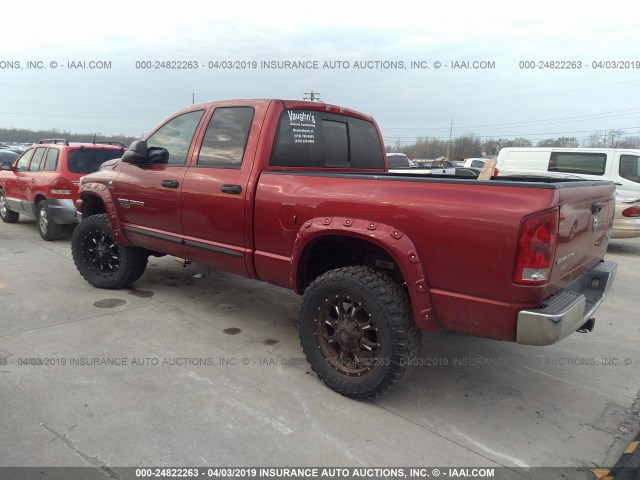 1D7KS28C96J172162 - 2006 DODGE RAM 2500 ST/SLT MAROON photo 3