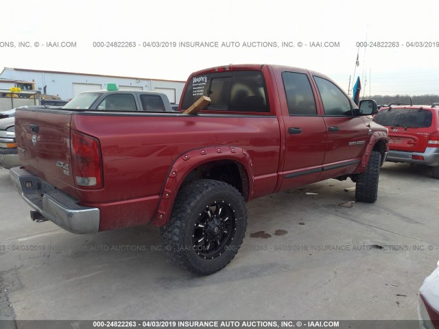 1D7KS28C96J172162 - 2006 DODGE RAM 2500 ST/SLT MAROON photo 4