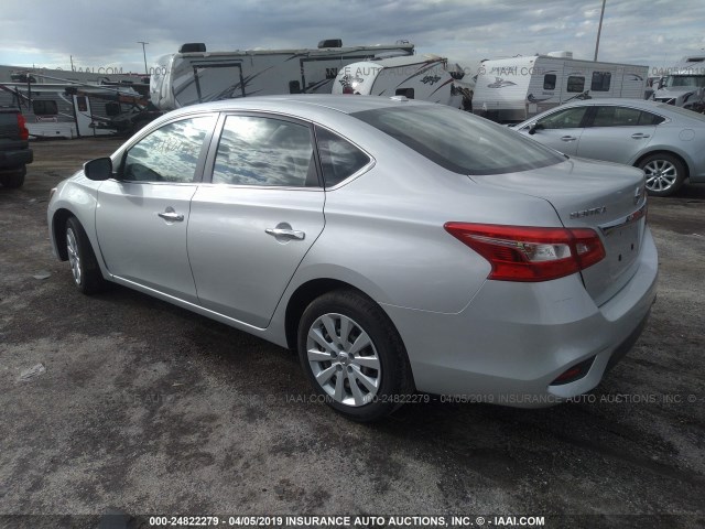 3N1AB7AP0GL645427 - 2016 NISSAN SENTRA S/SV/SR/SL Gümüş foto 3