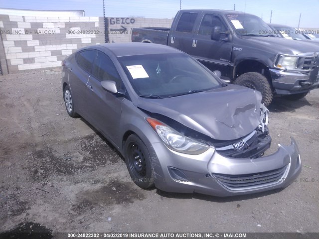 5NPDH4AE4DH202487 - 2013 HYUNDAI ELANTRA GLS/LIMITED GRAY photo 1