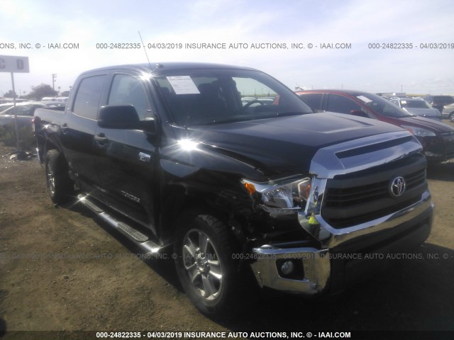 5TFEY5F17EX168857 - 2014 TOYOTA TUNDRA CREWMAX SR5 BLACK photo 6