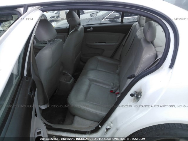 1G1AM58B787153241 - 2008 CHEVROLET COBALT SPORT WHITE photo 8