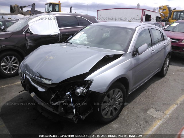 1C3CCBAB7DN713717 - 2013 CHRYSLER 200 LX SILVER photo 2