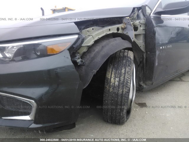 1G1ZB5ST8JF198811 - 2018 CHEVROLET MALIBU LS GRAY photo 6