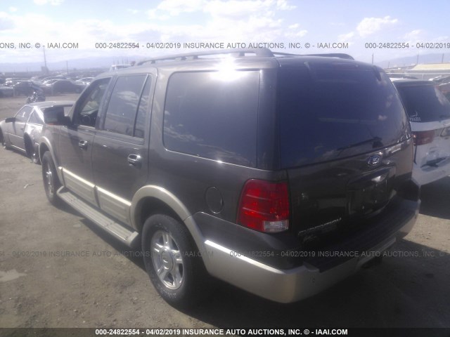 1FMFU17585LA18320 - 2005 FORD EXPEDITION EDDIE BAUER CREAM photo 3