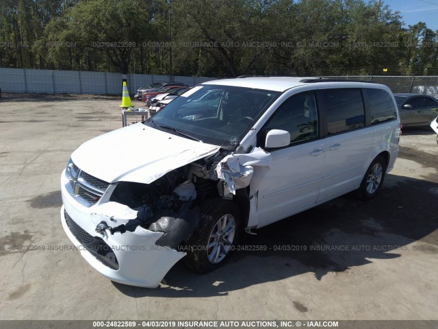 2C4RDGCGXFR733426 - 2015 DODGE GRAND CARAVAN SXT WHITE photo 6