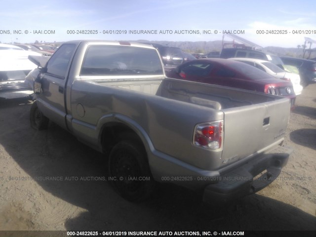 1GTCS1449X8523961 - 1999 GMC SONOMA GRAY photo 3