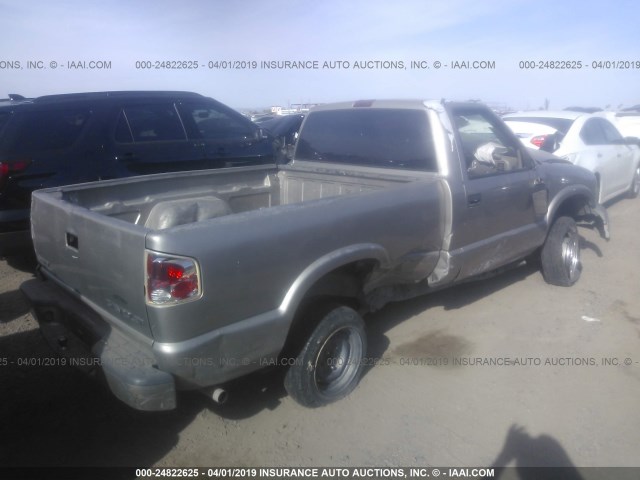 1GTCS1449X8523961 - 1999 GMC SONOMA GRAY photo 4