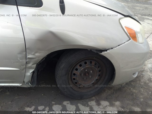 5TDZA23C15S230124 - 2005 TOYOTA SIENNA CE/LE GRAY photo 6