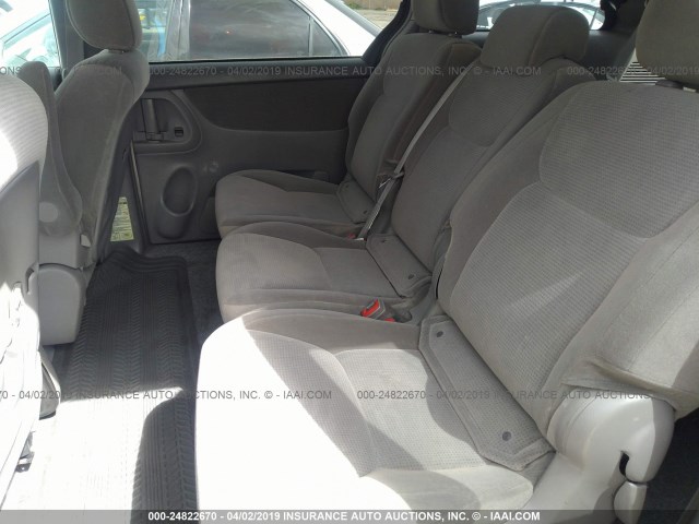 5TDZA23C15S230124 - 2005 TOYOTA SIENNA CE/LE GRAY photo 8