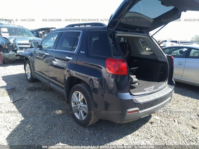 2GKALREK6F6154940 - 2015 GMC TERRAIN SLE BLACK photo 3