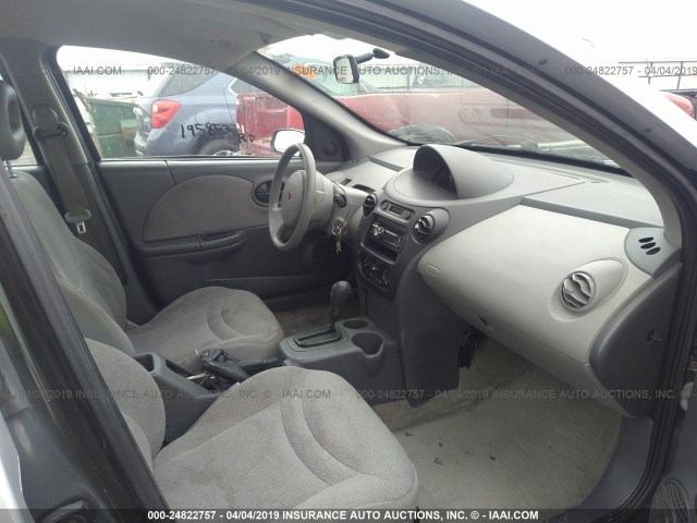 1G8AG52F43Z164571 - 2003 SATURN ION LEVEL 1 SILVER photo 5