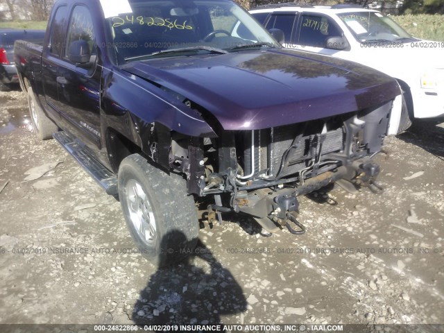 2GCEK29J091132586 - 2009 CHEVROLET SILVERADO K1500 LT PURPLE photo 6