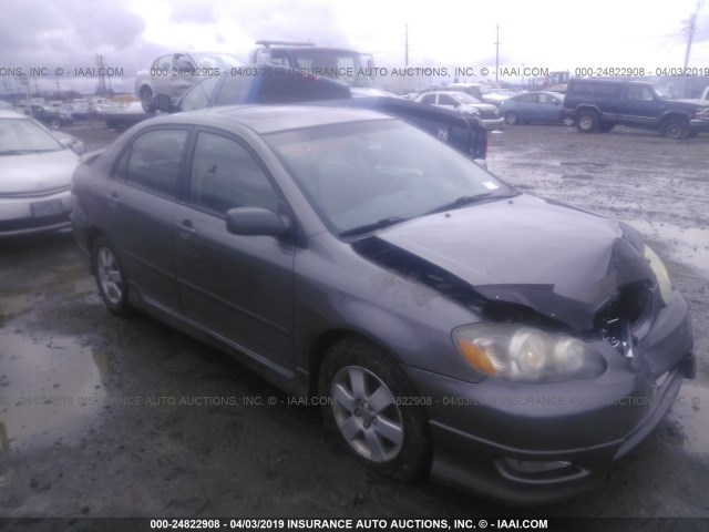 1NXBR30E46Z752180 - 2006 TOYOTA COROLLA CE/LE/S GRAY photo 1