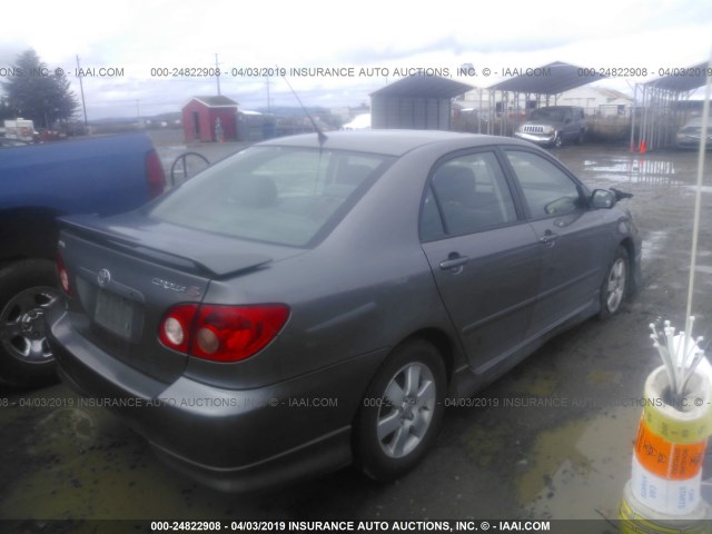 1NXBR30E46Z752180 - 2006 TOYOTA COROLLA CE/LE/S GRAY photo 4