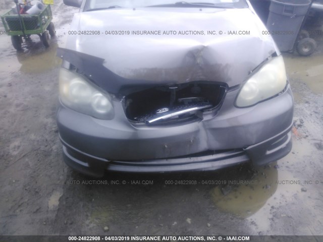 1NXBR30E46Z752180 - 2006 TOYOTA COROLLA CE/LE/S GRAY photo 6