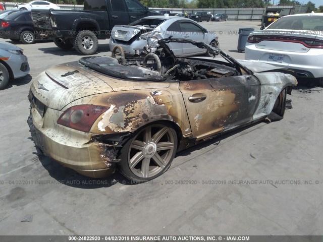 1C3AN65L96X062934 - 2006 CHRYSLER CROSSFIRE LIMITED WHITE photo 4