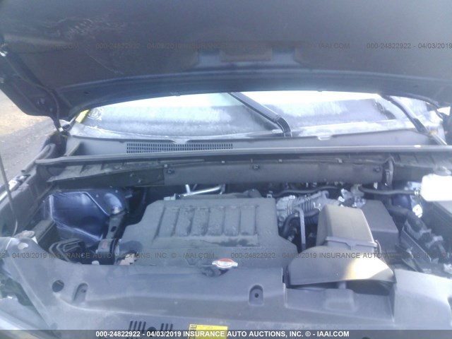 5TDJKRFHXGS342725 - 2016 TOYOTA HIGHLANDER XLE ლურჯი ფოტო 10