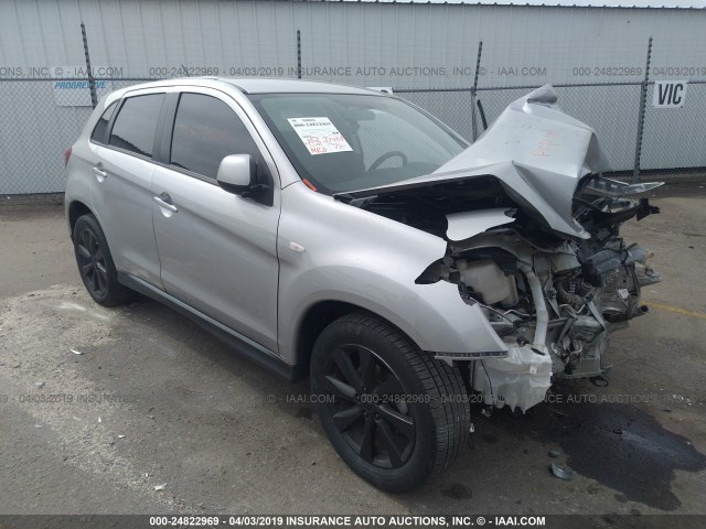 4A4AR3AW4FE033277 - 2015 MITSUBISHI OUTLANDER SPORT ES GRAY photo 1