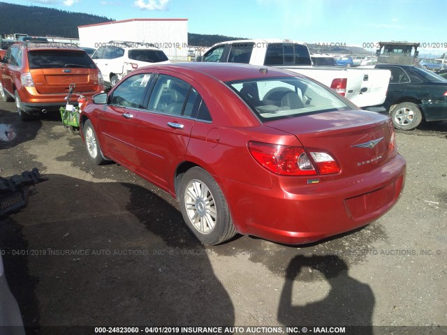 1C3LC56R08N258142 - 2008 CHRYSLER SEBRING TOURING RED photo 3