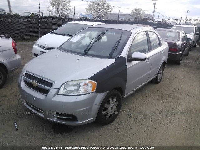 KL1TD5DE9BB152846 - 2011 CHEVROLET AVEO LS/LT SILVER photo 2