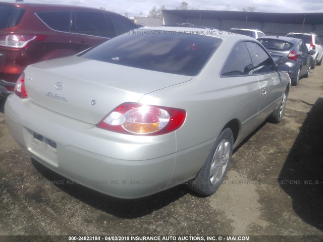 2T1CE22P52C007023 - 2002 TOYOTA CAMRY SOLARA SE SILVER photo 4