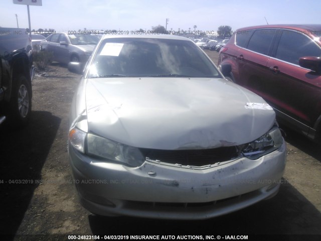 2T1CE22P52C007023 - 2002 TOYOTA CAMRY SOLARA SE SILVER photo 6