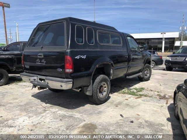 1FTSF31L43EB15175 - 2003 FORD F350 SRW SUPER DUTY Navy photo 4