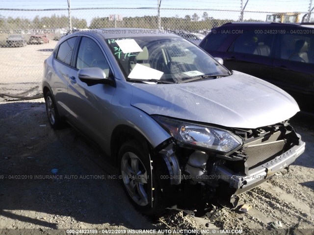 3CZRU5H54GM734263 - 2016 HONDA HR-V EX SILVER photo 1