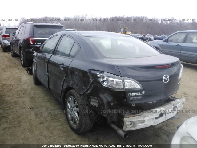 JM1BL1V75C1648573 - 2012 MAZDA 3 I BLACK photo 3