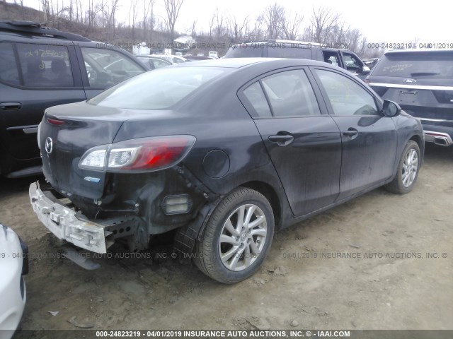 JM1BL1V75C1648573 - 2012 MAZDA 3 I BLACK photo 4