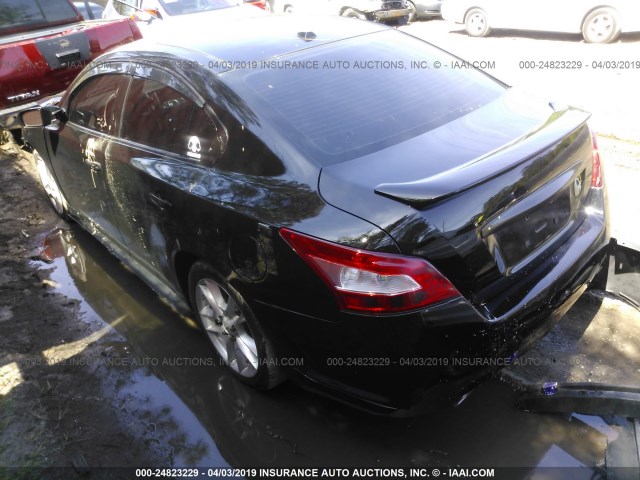 1N4AA5AP4BC863143 - 2011 NISSAN MAXIMA S/SV BLACK photo 3