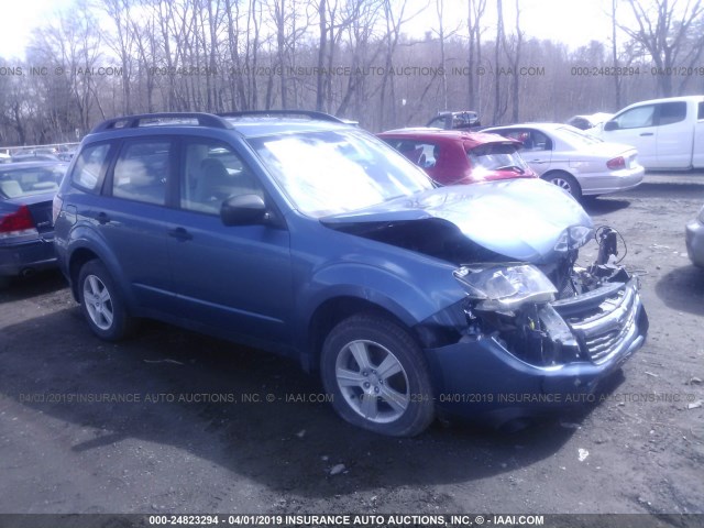 JF2SH6BC7AH782247 - 2010 SUBARU FORESTER XS Mavi foto 1