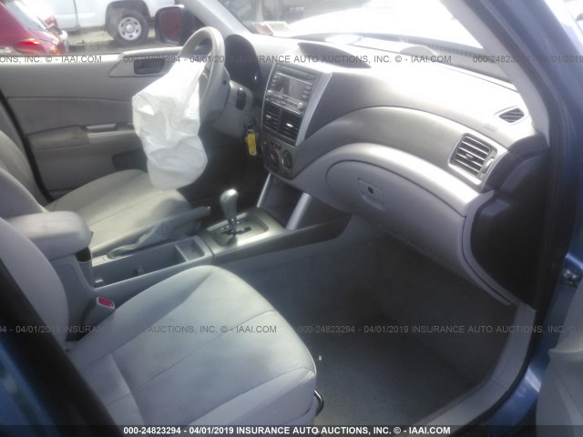 JF2SH6BC7AH782247 - 2010 SUBARU FORESTER XS Mavi foto 5