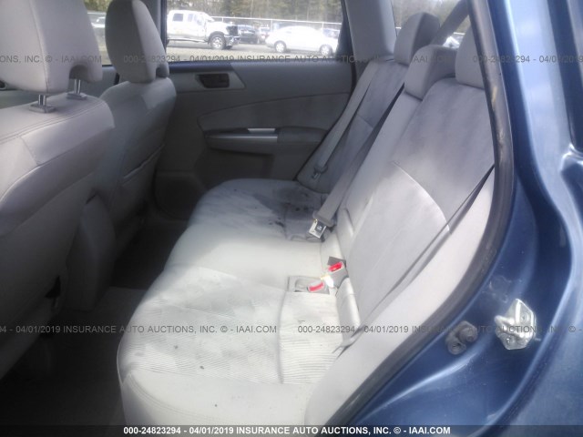 JF2SH6BC7AH782247 - 2010 SUBARU FORESTER XS Mavi foto 8