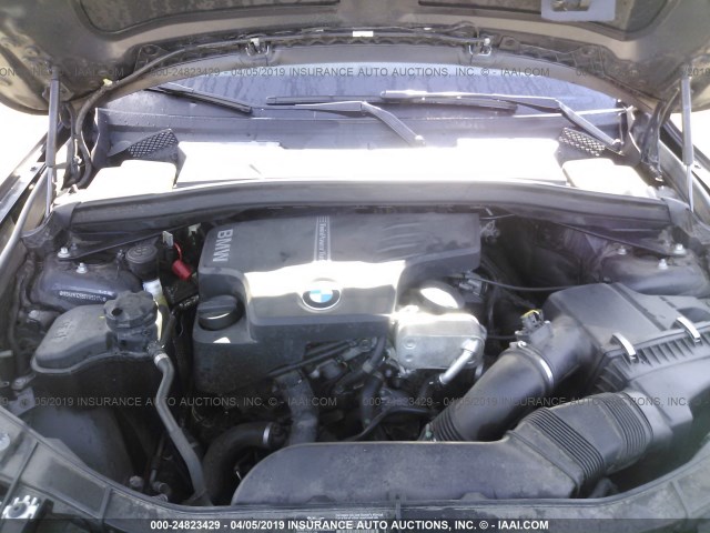 WBAVM1C55EVW52174 - 2014 BMW X1 SDRIVE28I BLACK photo 10