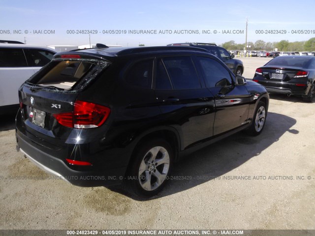 WBAVM1C55EVW52174 - 2014 BMW X1 SDRIVE28I BLACK photo 4