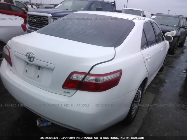 4T1BE46K49U802501 - 2009 TOYOTA CAMRY SE/LE/XLE WHITE photo 4