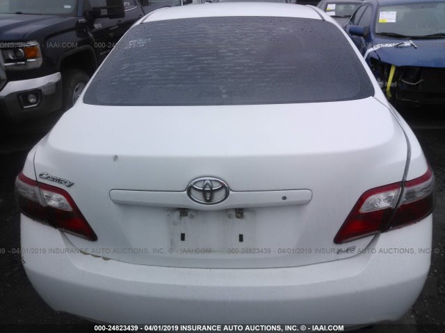 4T1BE46K49U802501 - 2009 TOYOTA CAMRY SE/LE/XLE WHITE photo 6