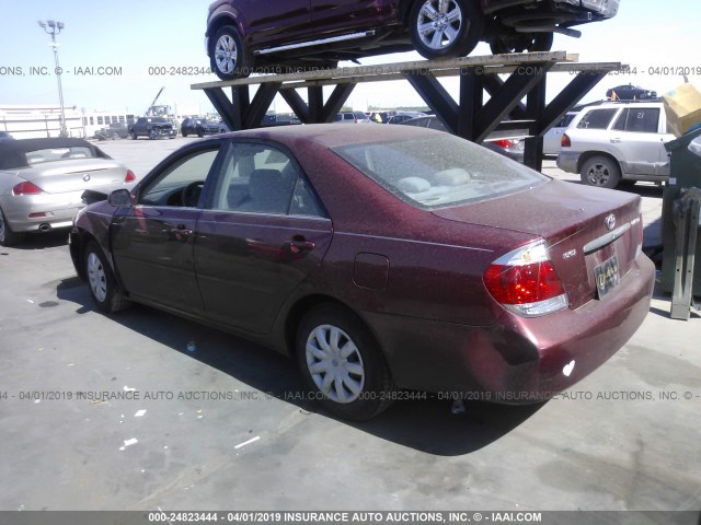 4T1BE30K66U164914 - 2006 TOYOTA CAMRY LE/XLE/SE RED photo 3