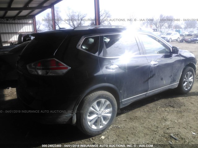 5N1AT2MN9GC795177 - 2016 NISSAN ROGUE S/SL/SV BLACK photo 4