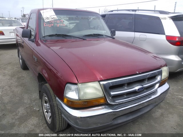1FTYR10C5YPA47567 - 2000 FORD RANGER RED photo 1
