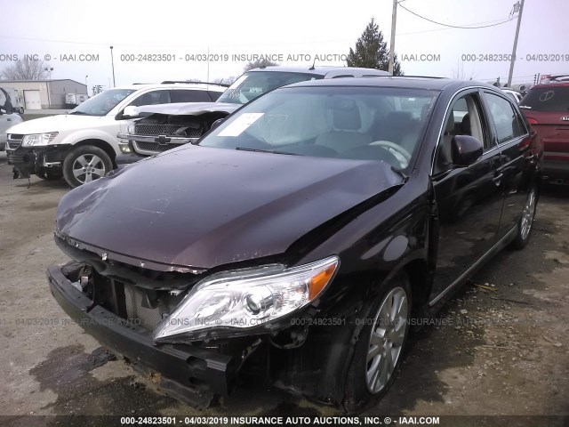 4T1BK3DB1BU381896 - 2011 TOYOTA AVALON LIMITED BURGUNDY photo 2